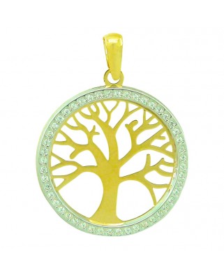 COLGANTE ÁRBOL DE LA VIDA CIRCONITAS. 20MM