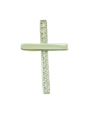 CRUZ 16x10MM 12 BRILLANTES 0.04 CT TW H-SI