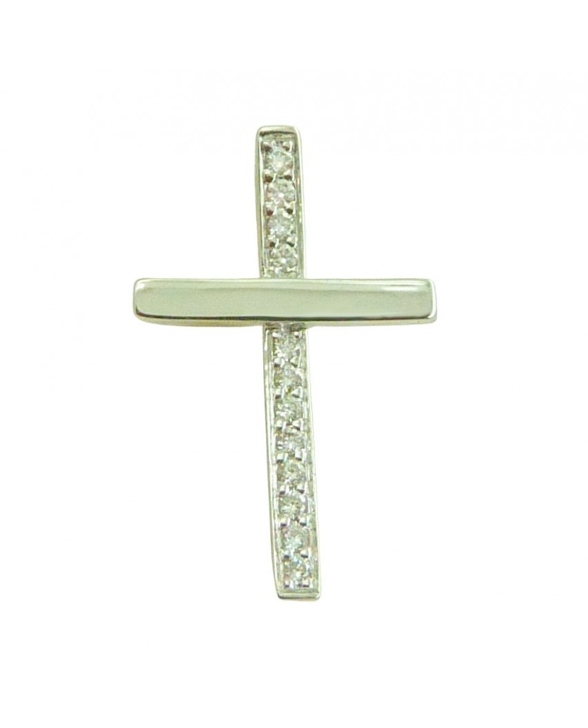 CRUZ 16x10MM 12 BRILLANTES 0.04 CT TW H-SI
