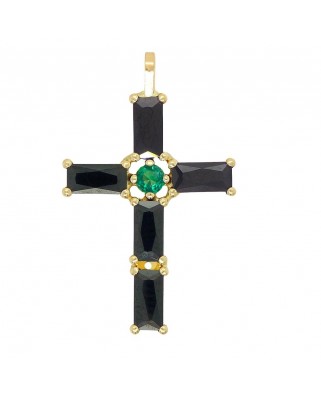 CRUZ 30*18MM BAGUETTE 8*3 NEGRO