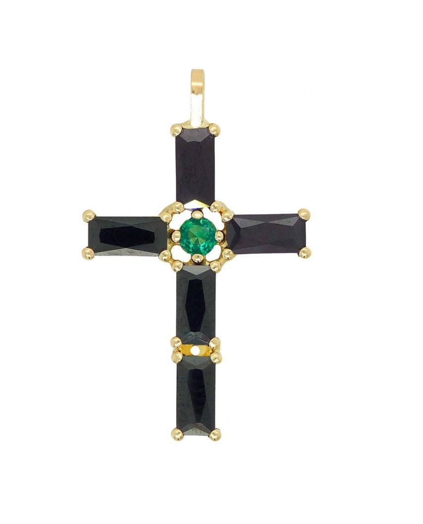 CRUZ 30*18MM BAGUETTE 8*3 NEGRO