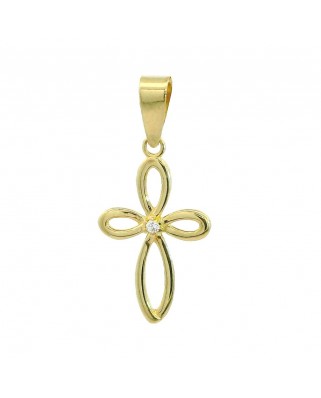 CRUZ CON CIRCONITA.15x10MM.