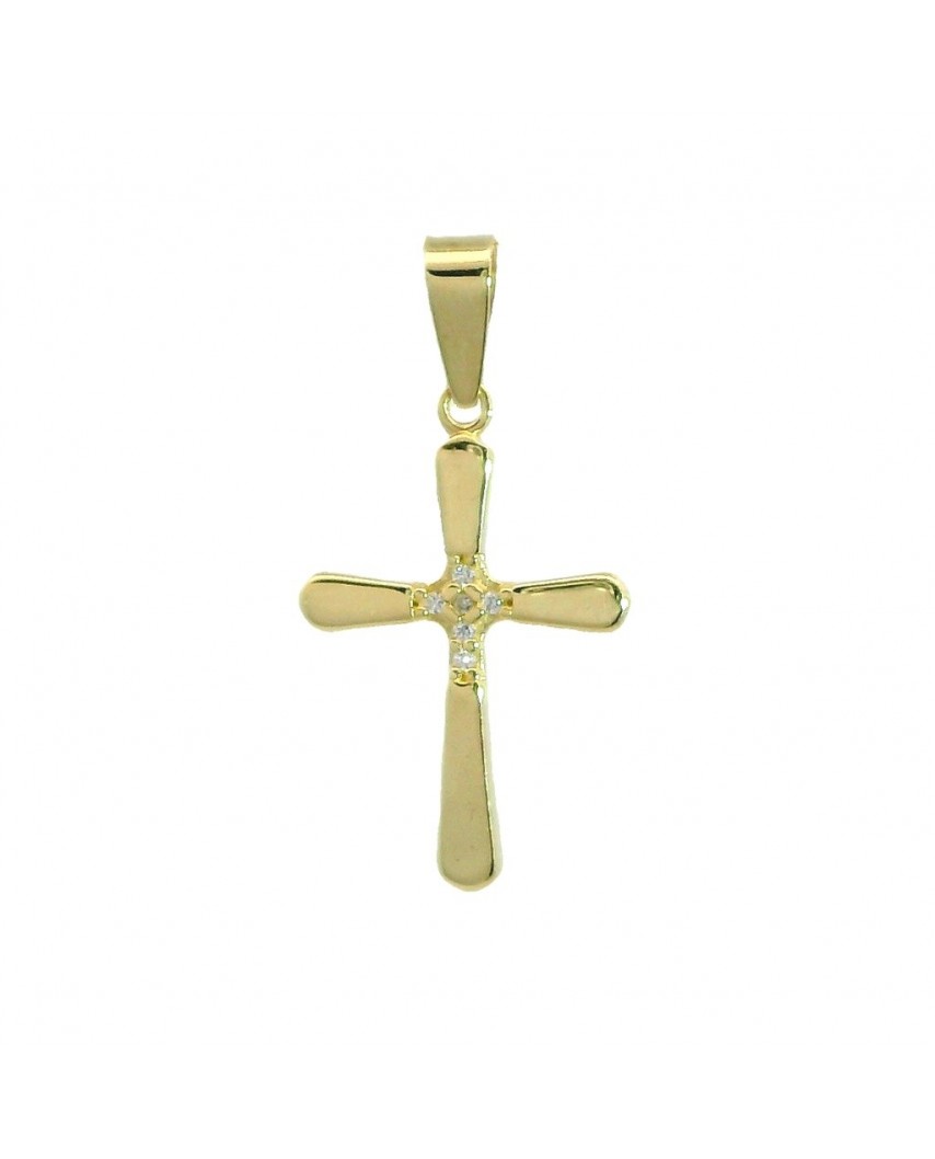 CRUZ CON CIRCONITAS.17x12MM.