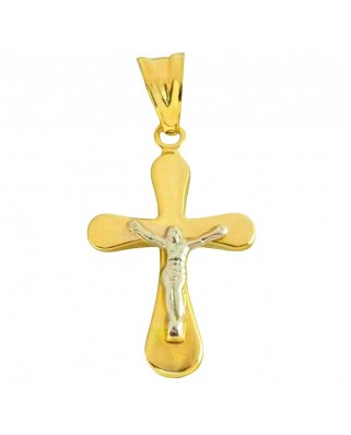 CRUZ CON CRISTO 25x15MM