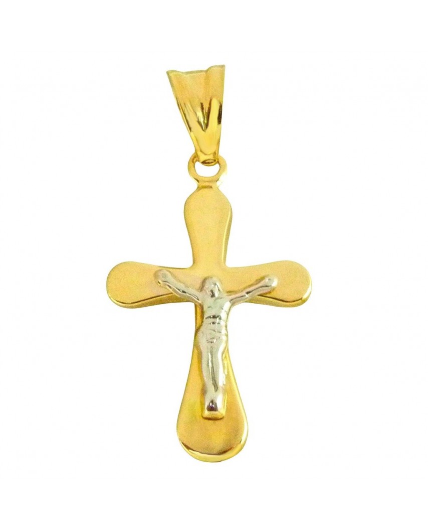 CRUZ CON CRISTO 25x15MM