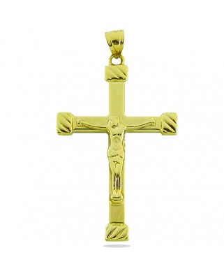 CRUZ CON CRISTO 47x27MM.