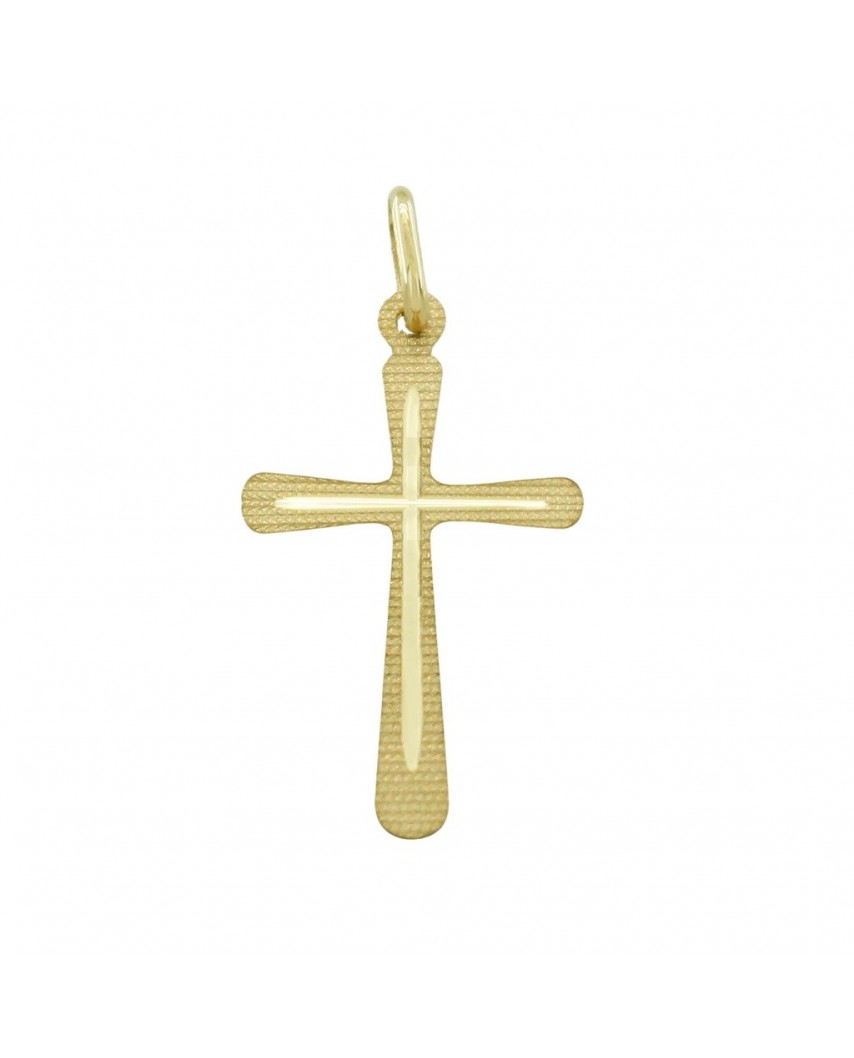 CRUZ TALLADA SIN CRISTO 26x15MM.