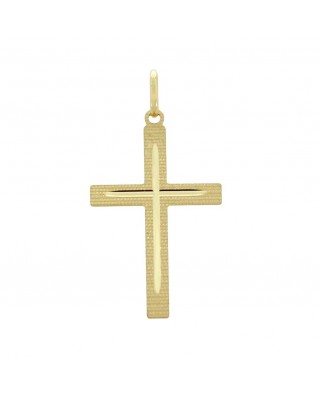 CRUZ TALLADA SIN CRISTO 29x17MM.