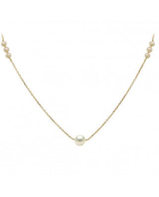 GARGANTILLA 6 PERLAS 3MM Y CENTRAL DE 5/5'5MM.