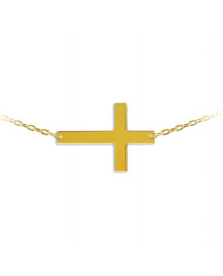 GARGANTILLA CRUZ 16x10MM CADENA 45CM
