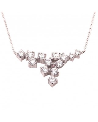 GARGANTILLA PIEDRAS OB CADENA 45CM