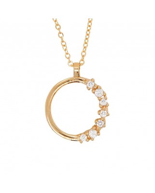 GARGANTILLA REDONDA PIEDRAS CADENA 45 CM