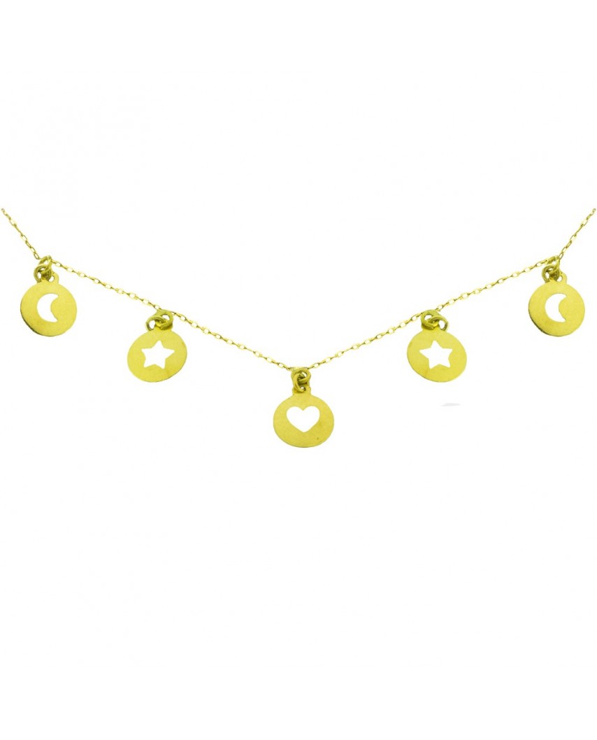 GARGANTILLA REDONDO MOTIVOS SURTIDOS 6MM 45CM