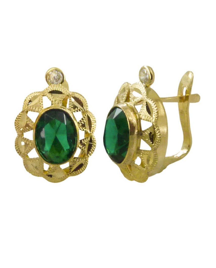 PEND.CUBANA 8*6MM TOPE VERDE CATALAN