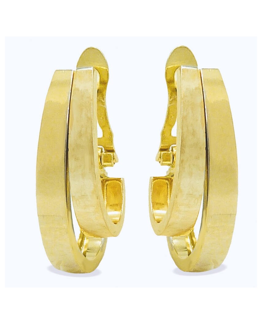 PEND.DOBLE ARO 20*8MM AMARILLO CATALAN