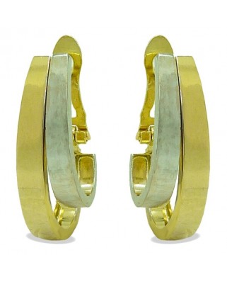 PEND.DOBLE ARO 20*8MM BICOLOR CATALAN