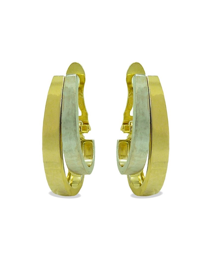 PEND.DOBLE ARO 20*8MM BICOLOR CATALAN