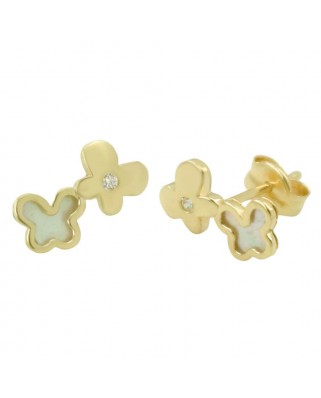 PEND.DOBLE MARIPOSA CIRCONITAS Y NACAR