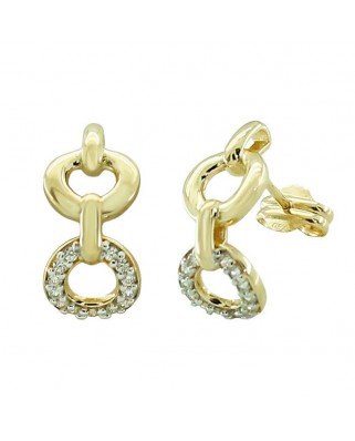 PEND.ESLABONES PIEDRAS 17MM PRESION