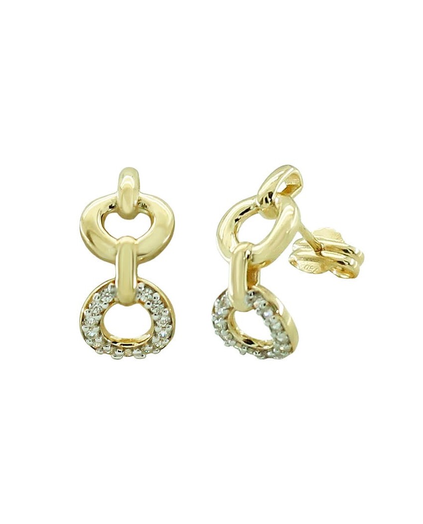 PEND.ESLABONES PIEDRAS 17MM PRESION