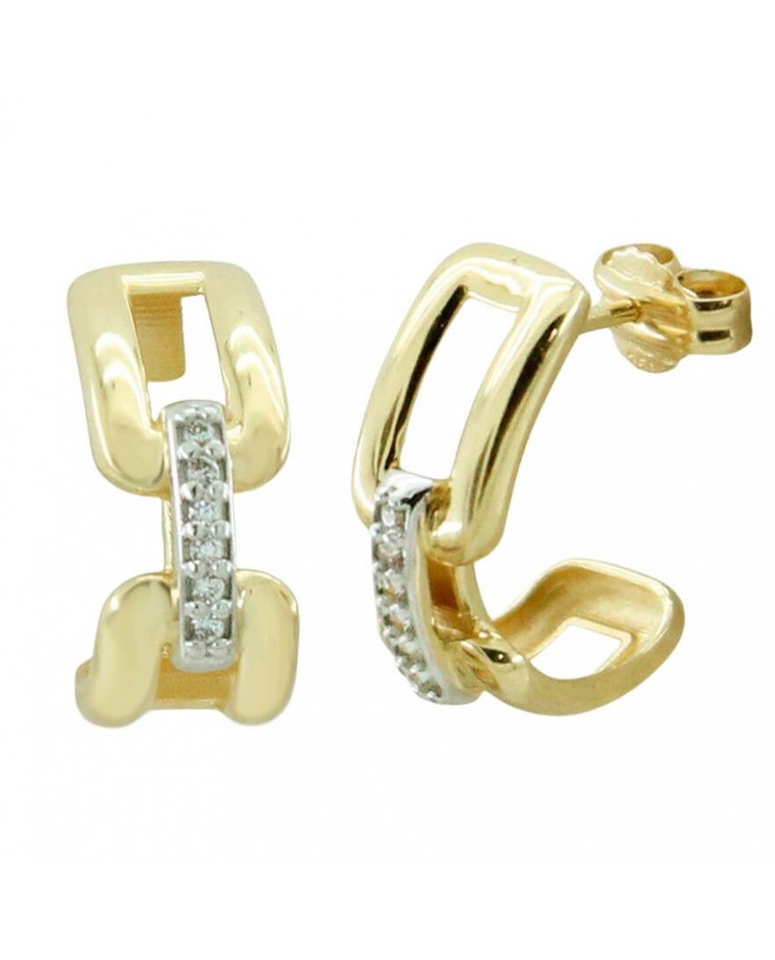 PEND.ESLABONES PIEDRAS 17MM PRESION