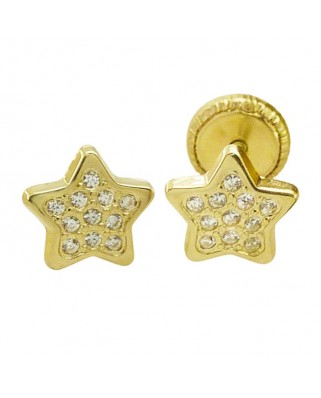 PEND.ESTRELLA PIEDRAS 6MM TORNILLO OA