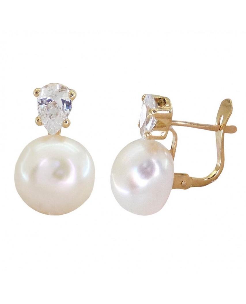 PEND.LAGRIMA 6MM PERLA 10MM CATALAN OA