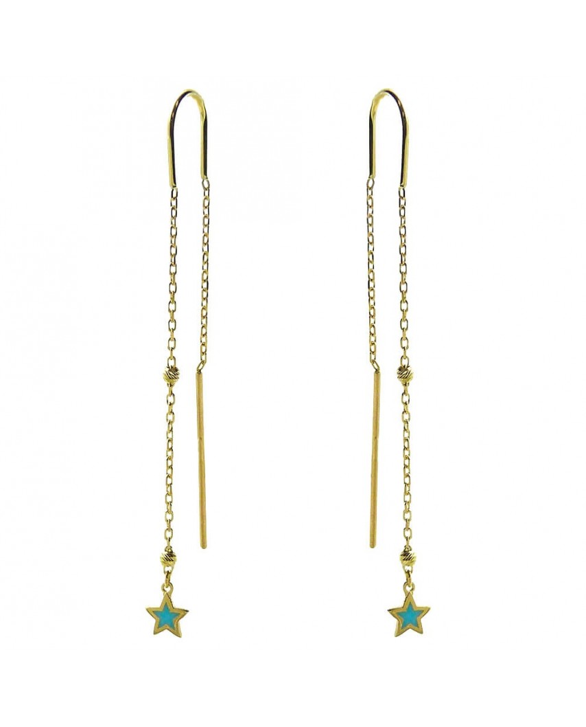 PEND.LARGO ESMALTE ESTRELLA PRESION