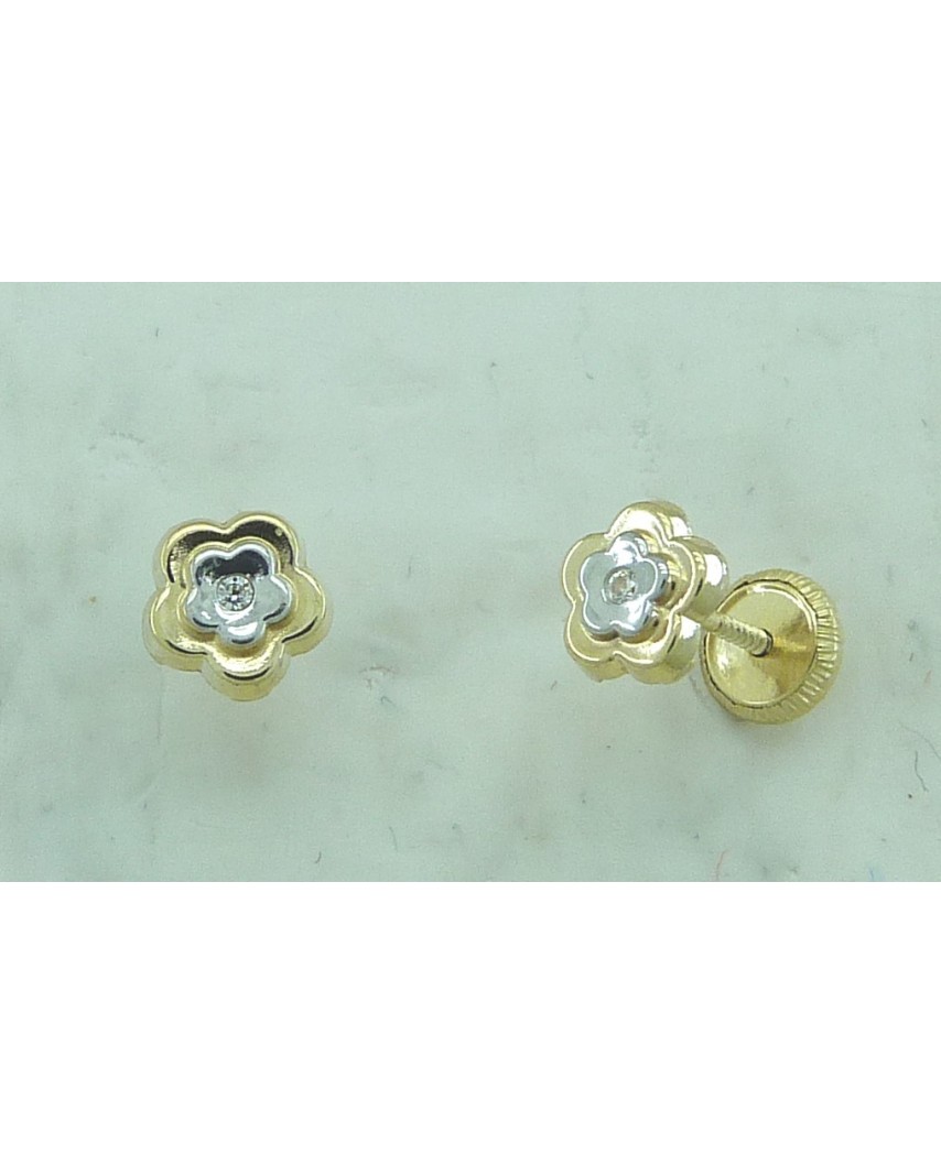 PEND.MARGARITA RELIEVE 5MM BICOLOR TORNILLO