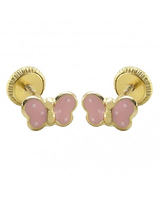 PEND.MARIPOSA ESMALTE 7MM TORNILLO FORRADAS