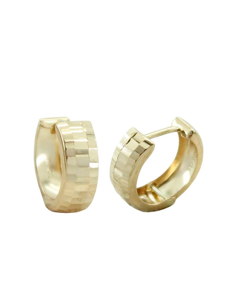 PEND.MEDIO ARO TALLADO 13*5MM