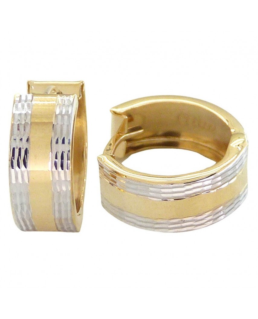 PEND.MEDIO ARO TALLADO 14*6MM