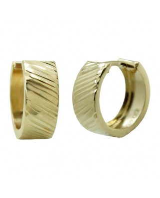 PEND.MEDIO ARO TALLADO 14*6MM