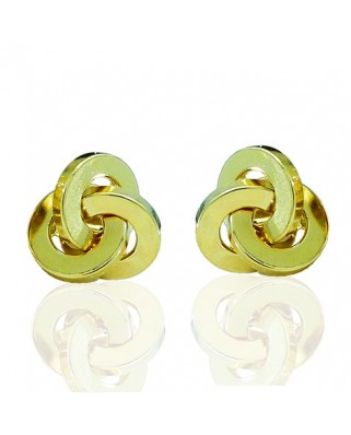 PEND.NUDO TRIPLE AMARILLO 12MM PRESION