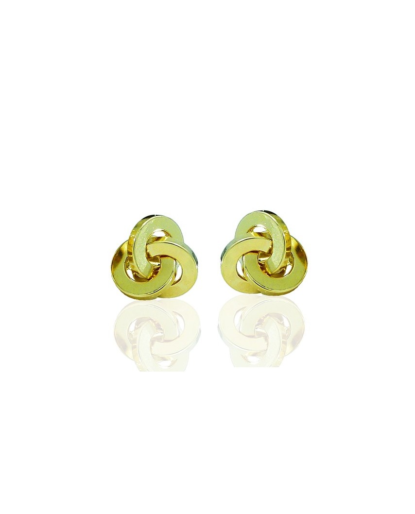 PEND.NUDO TRIPLE AMARILLO 12MM PRESION