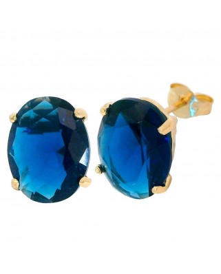 PEND.OVAL 10*8MM ZAFIROS PRESION