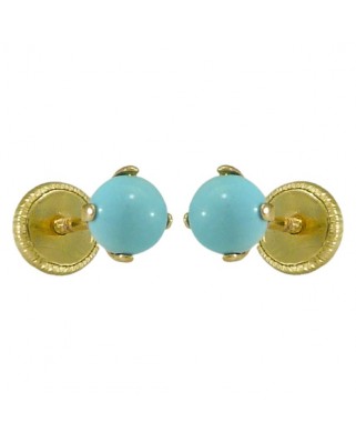 PEND.PATILLA TURQUESA 3 MM TORNILLO