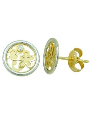 PEND.REDONDO 8MM PRESION BICOLOR