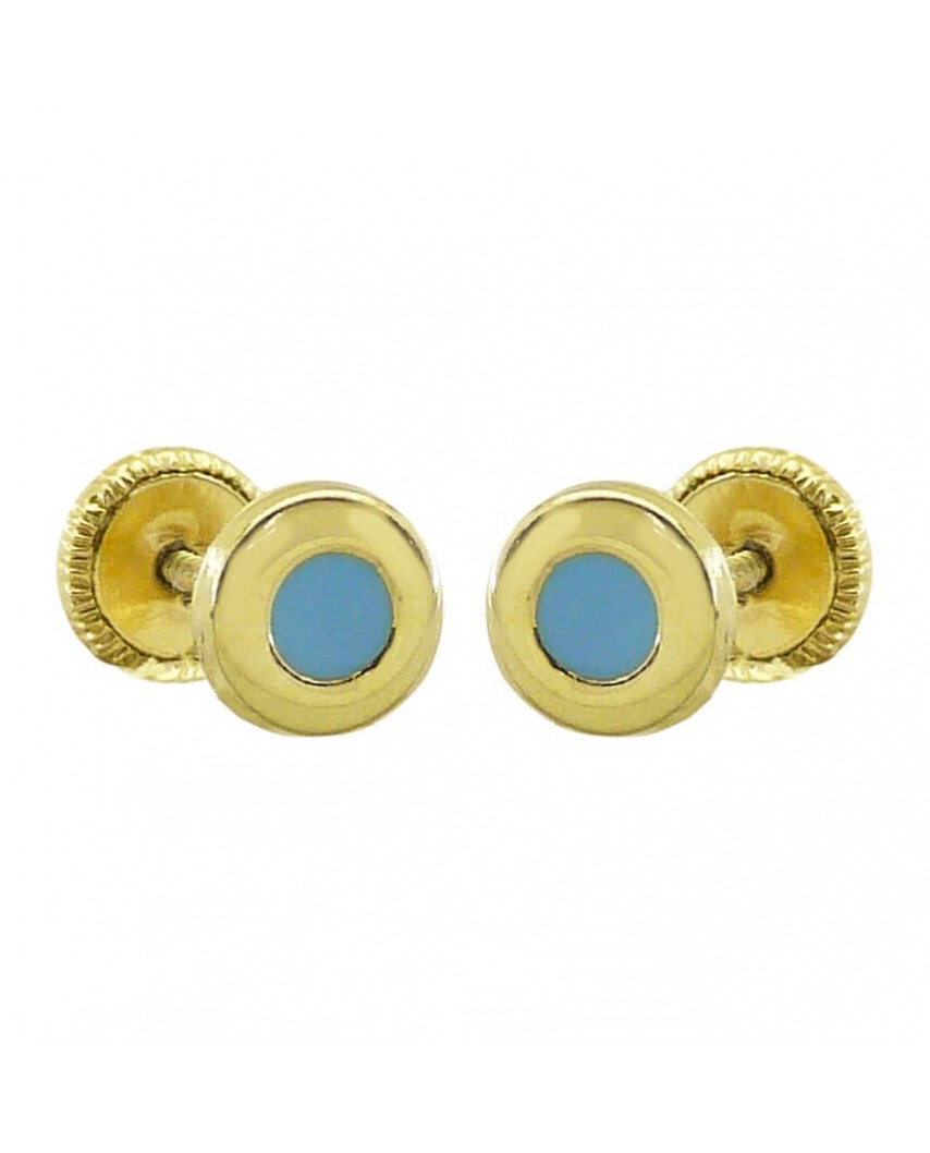 PEND.REDONDO ESMALTE TURQUESA TONILLO