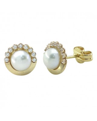 PEND.REDONDO PERLA 5MM PIEDRAS PRESION