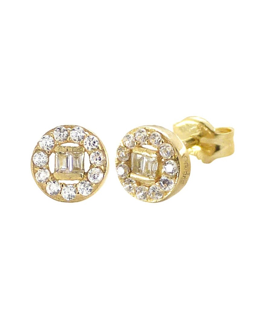 PENDIENTE PIEDRA FUNDIDA PRESION 8MM.