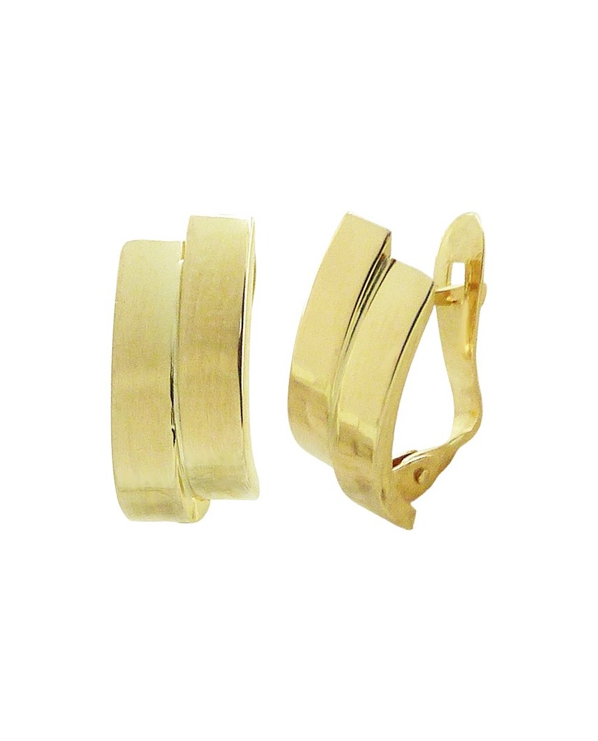 PENDIENTES  BANDAS LISAS Y CIERRE CATALAN.