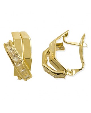 PENDIENTES  BANDAS Y CIRCONITAS CARRE.CATALAN.