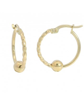 PENDIENTES AROS FORMA 17MM